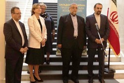 A number of the organizers are seen during the opening ceremony of the Iranian Cultural Week at the Maly Theater in Moscow on September 3, 2018. (ICRO)