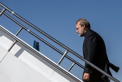 لاريجاني يغادر طهران في زيارة إلى روسيا وروسيا البيضاء