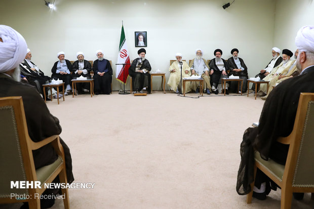 Members of Assembly of Experts meet with Iran's Leader
