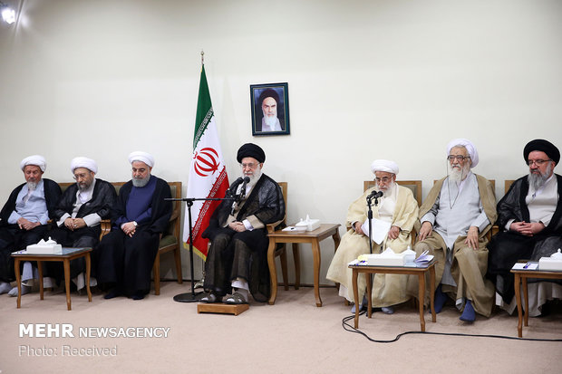 Members of Assembly of Experts meet with Iran's Leader
