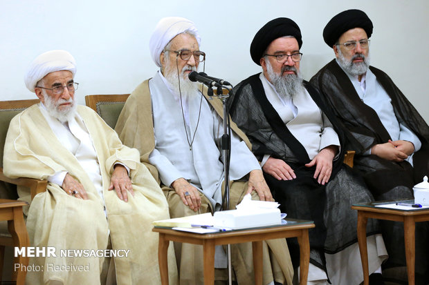 Members of Assembly of Experts meet with Iran's Leader
