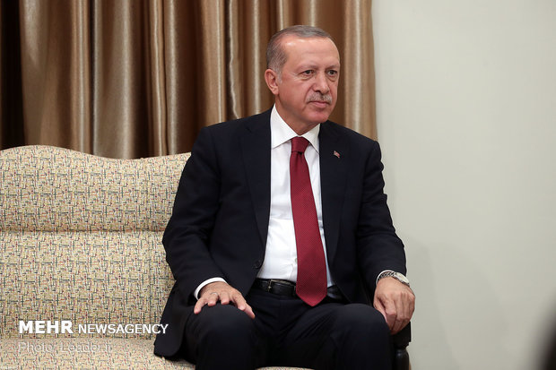 دیدار رییس‌ جمهوری ترکیه با رهبر معظم انقلاب