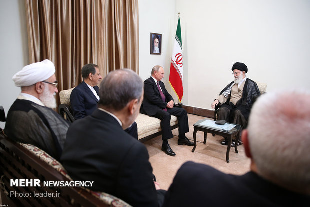 Iran's Leader receives Turkish, Russian presidents in Tehran