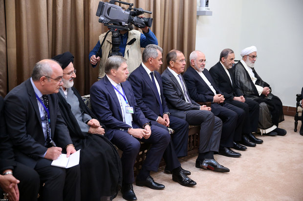 Iran's Leader receives Turkish, Russian presidents in Tehran