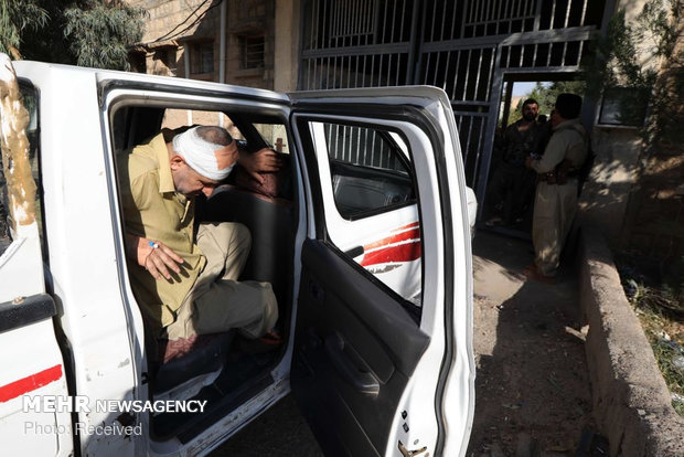 مقر حزب دموکرات کردستان پس از انهدام