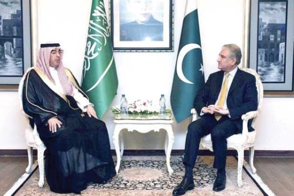 سعودی عرب کے وزیر اطلاعات کی پاکستان کے وزیر خارجہ سے ملاقات سعودی عرب کے وزیر اطلاعات کی پاکستان کے وزیر خارجہ سے ملاقات