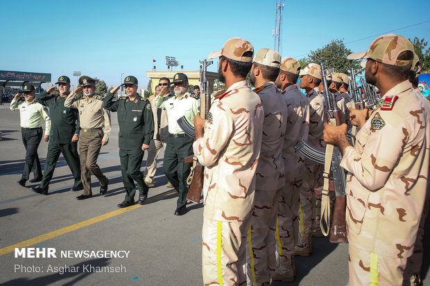 Graduation ceremony of police cadets at Amin University