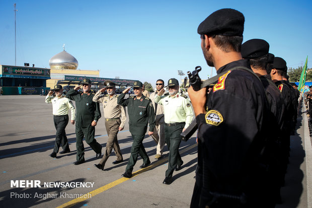 Graduation ceremony of police cadets at Amin University