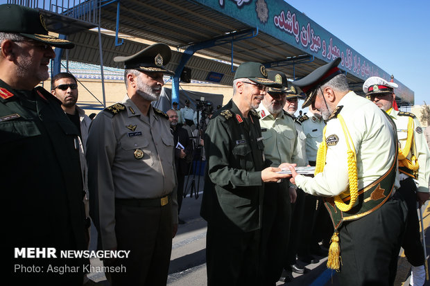 Graduation ceremony of police cadets at Amin University