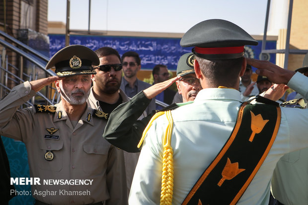 Graduation ceremony of police cadets at Amin University