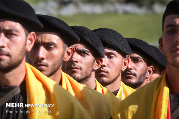 Graduation ceremony of police cadets at Amin University