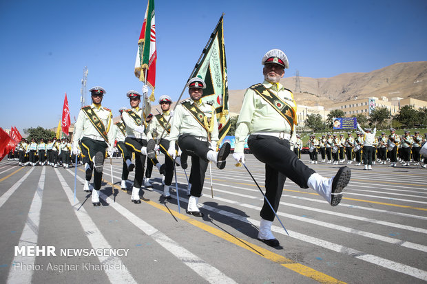 Graduation ceremony of police cadets at Amin University