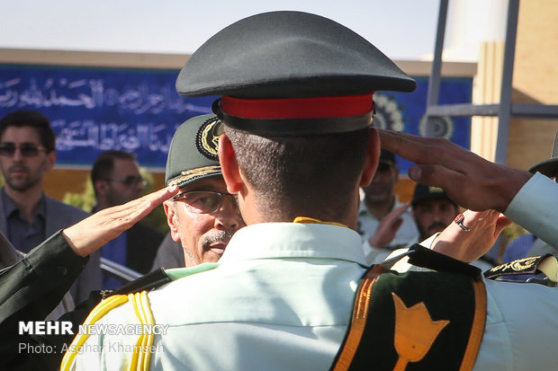 Graduation ceremony of police cadets at Amin University