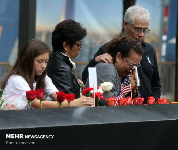 مراسم یادبود قربانیان حادثه 11 سپتامبر‎