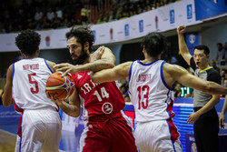 دیدار تیم های ملی بسکتبال ایران و فیلیپین