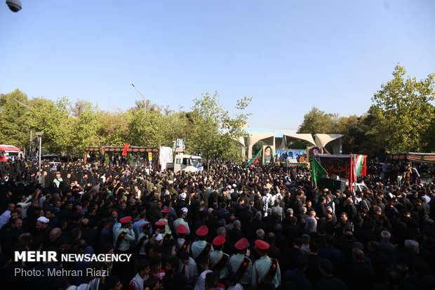 Funeral proceedings for 135 anonymous martyrs of Sacred Defense