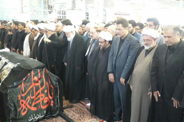 تشییع پیکر آیت الله اشرفی شاهرودی - کراپ‌شده