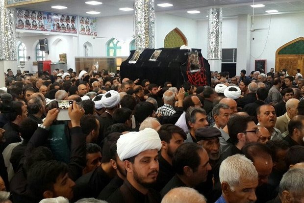 تشییع پیکر آیت الله اشرفی شاهرودی - کراپ‌شده