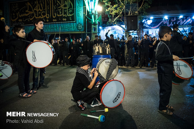 مراسم "شاه حسين " في مدينة تبريز 