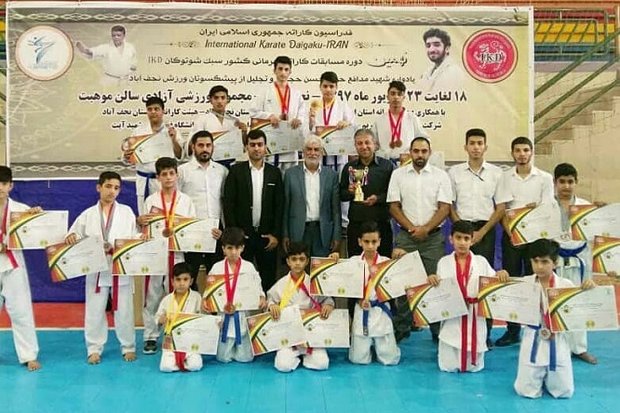 بوشهر به مقام سوم مسابقات سبک شوتوکان قهرمانی کشور رسید