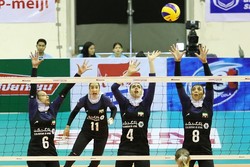 Iran's female volleyball team ranks 10th in Asia