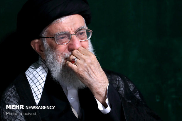 إقامة مراسم العزاء الحسيني بحضور قائد الثورة الاسلامية