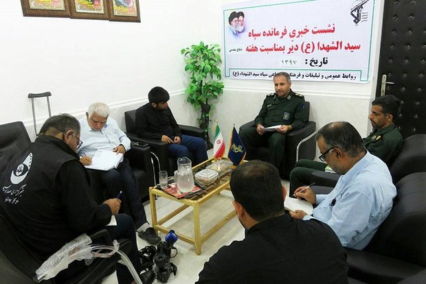 ۱۲۰ برنامه هفته دفاع مقدس در شهرستان دیر برگزار می‌شود