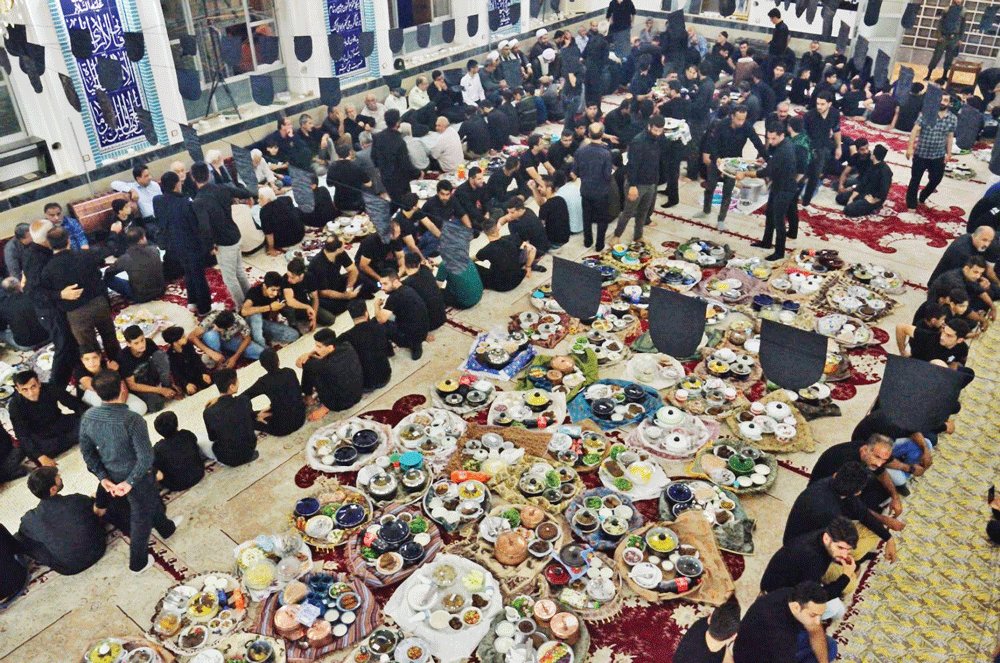 MajmaPela Traditional Muharram food offerings in northern Iran