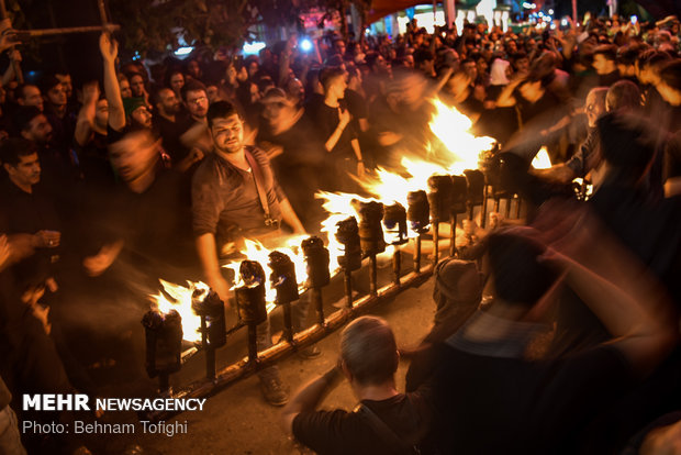 Iraqis' Muharram mourning ceremony in Tehran