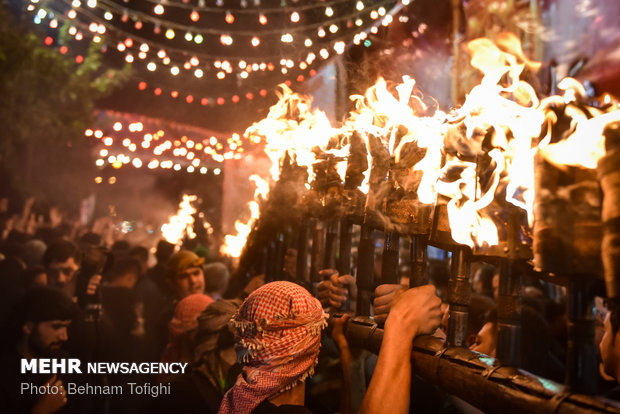 Iraqis' Muharram mourning ceremony in Tehran