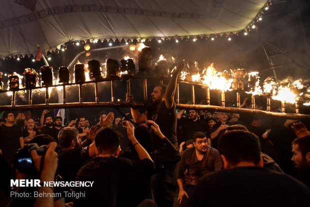 Iraqis' Muharram mourning ceremony in Tehran