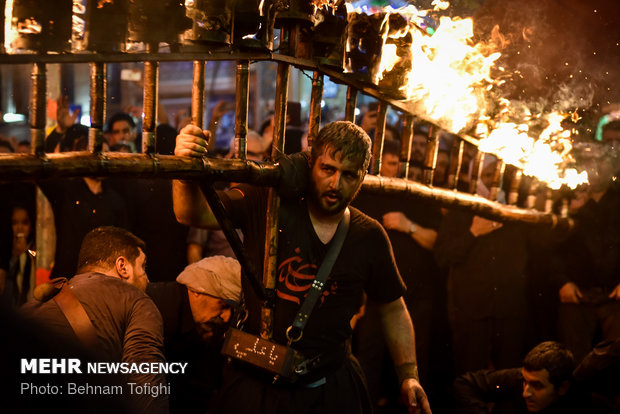 Iraqis' Muharram mourning ceremony in Tehran