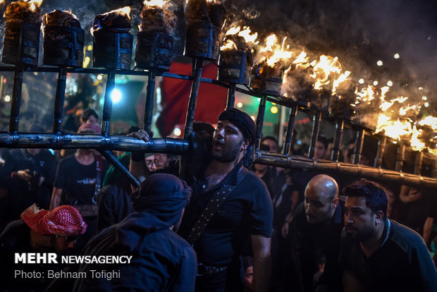 Iraqis' Muharram mourning ceremony in Tehran