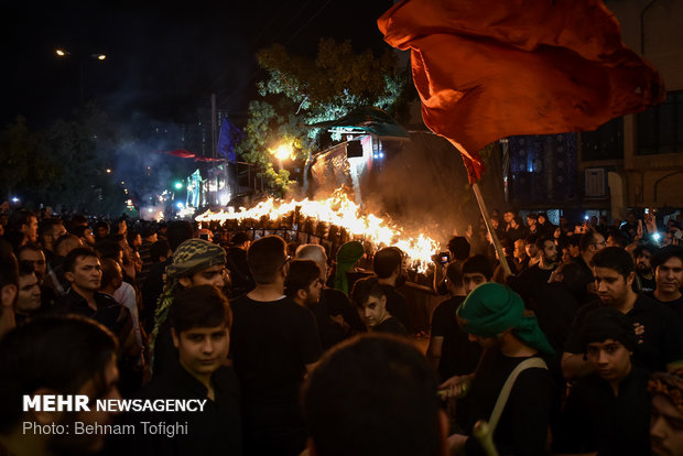 Iraqis' Muharram mourning ceremony in Tehran