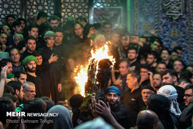 Iraqis' Muharram mourning ceremony in Tehran