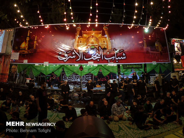 مشعل گردانی در دولت آباد تهران