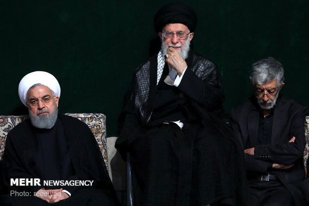 Leader attends Muharram mourning ceremony on night of Ashura