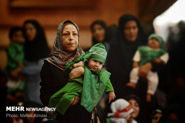 همایش شیرخوارگان حسینی در حسینیه اعظم زنجان