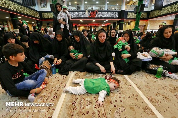 همایش شیرخوارگان حسینی در حسینیه اعظم زنجان