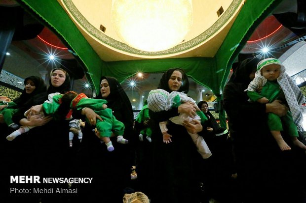 همایش شیرخوارگان حسینی در حسینیه اعظم زنجان