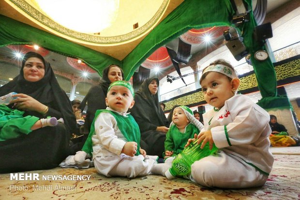 همایش شیرخوارگان حسینی در حسینیه اعظم زنجان