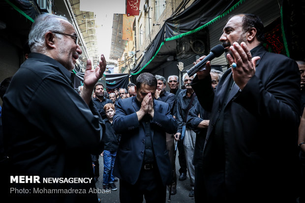 Tasu’a mourning in Tehran’s Grand Bazaar