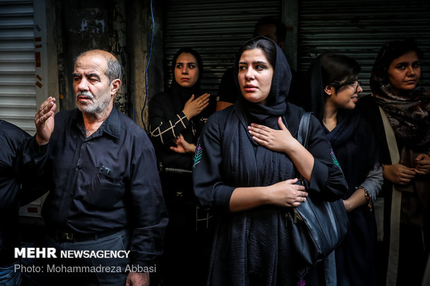 Tasu’a mourning in Tehran’s Grand Bazaar