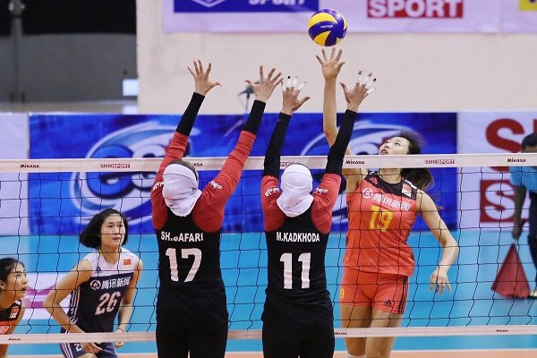 Iran falls short of China at AVC Women’s Cup