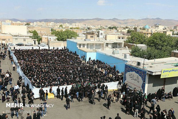 Ashura prayers in Zanjan