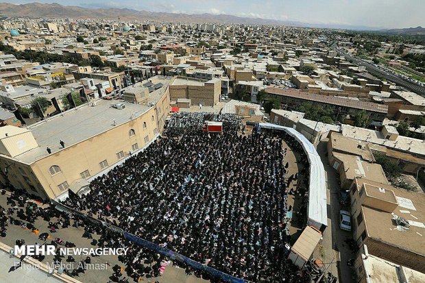 Ashura prayers in Zanjan