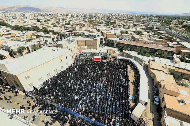 Ashura prayers in Zanjan