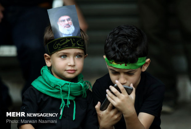 مراسم عاشورای حسینی(ع) در ضاحیه جنوبی بیروت