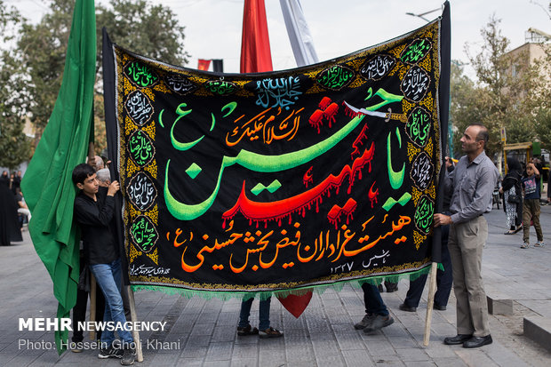 مراسم عزاداری روز عاشورا در قزوین