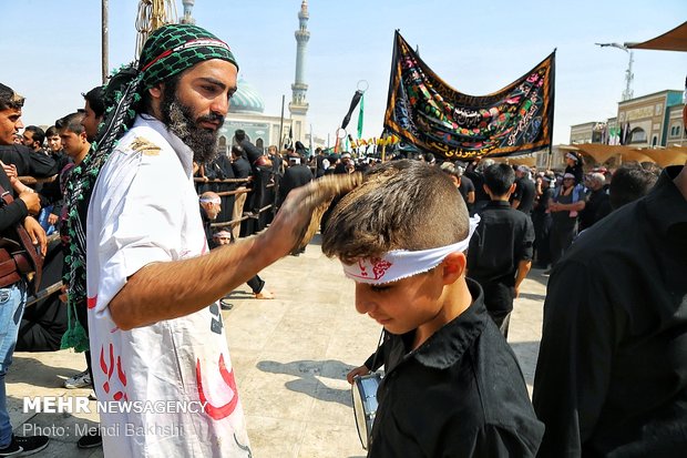 Hazrat Masoumeh (SA) Mausoleum hosts mourning ceremony of Ashura Day 